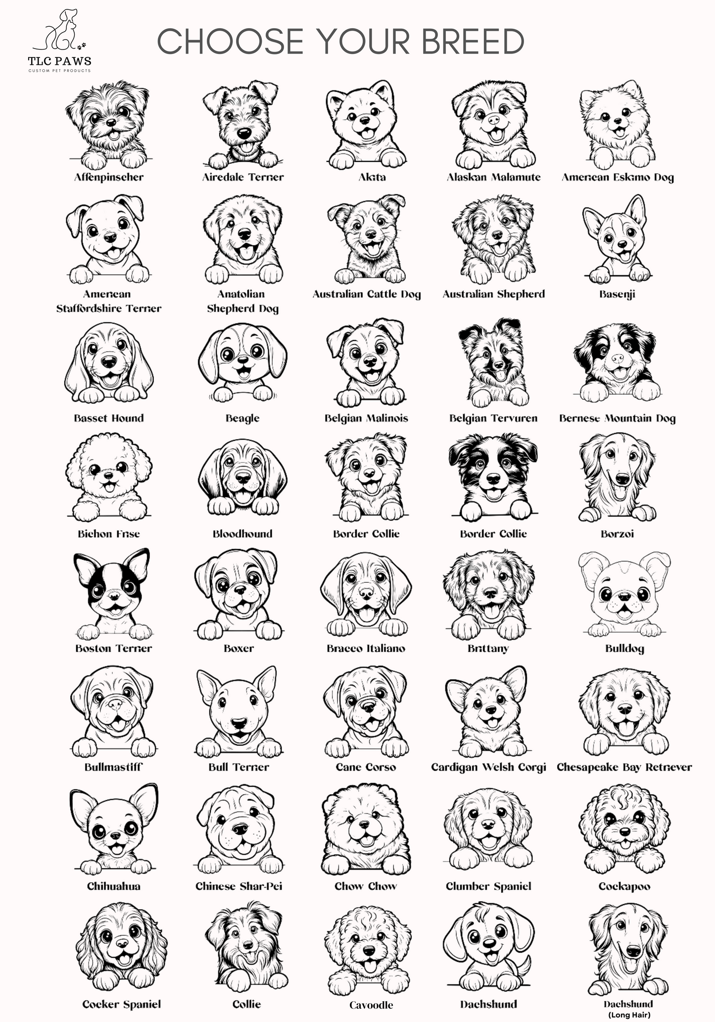 Personalised French Bulldog Best Friend Mug - Checkered Dusty Pink - TLC Paws