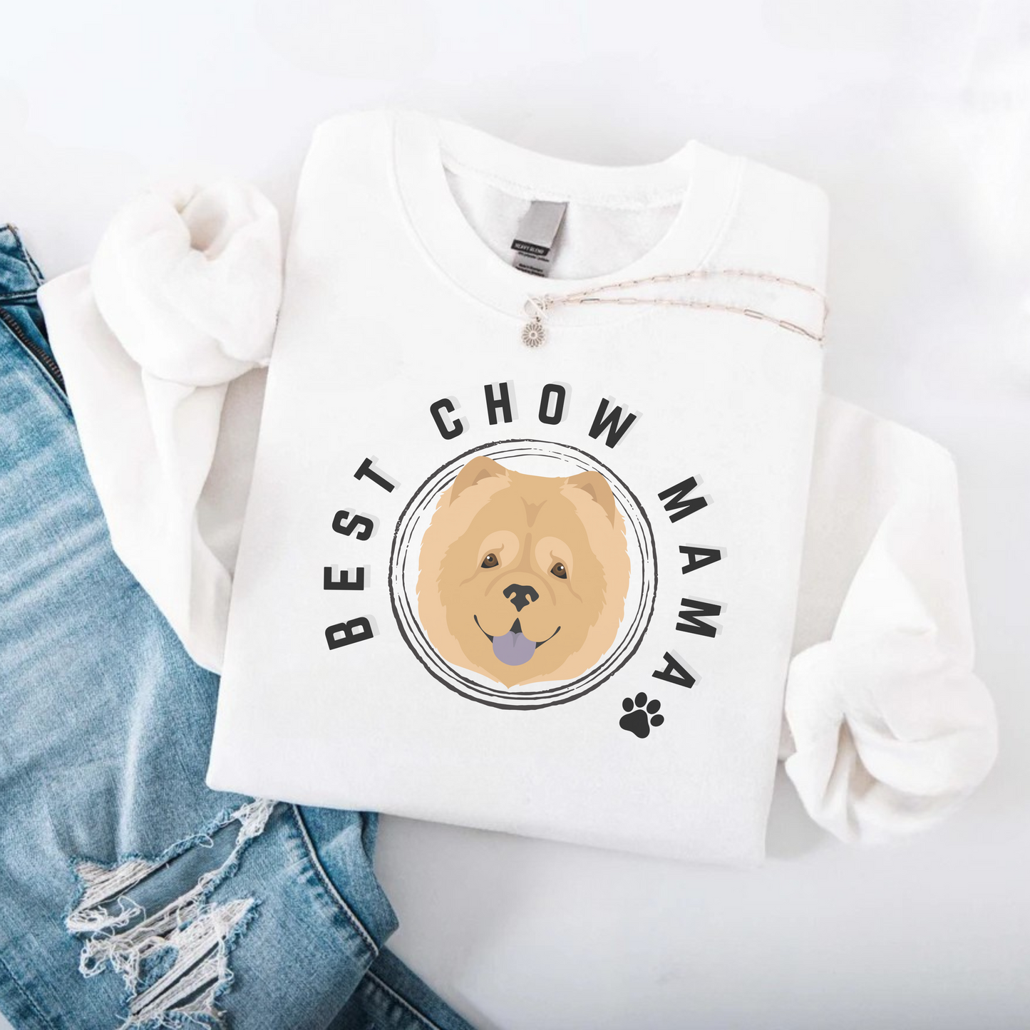 Chow Chow Dog Mama Sweatshirt - TLC Paws