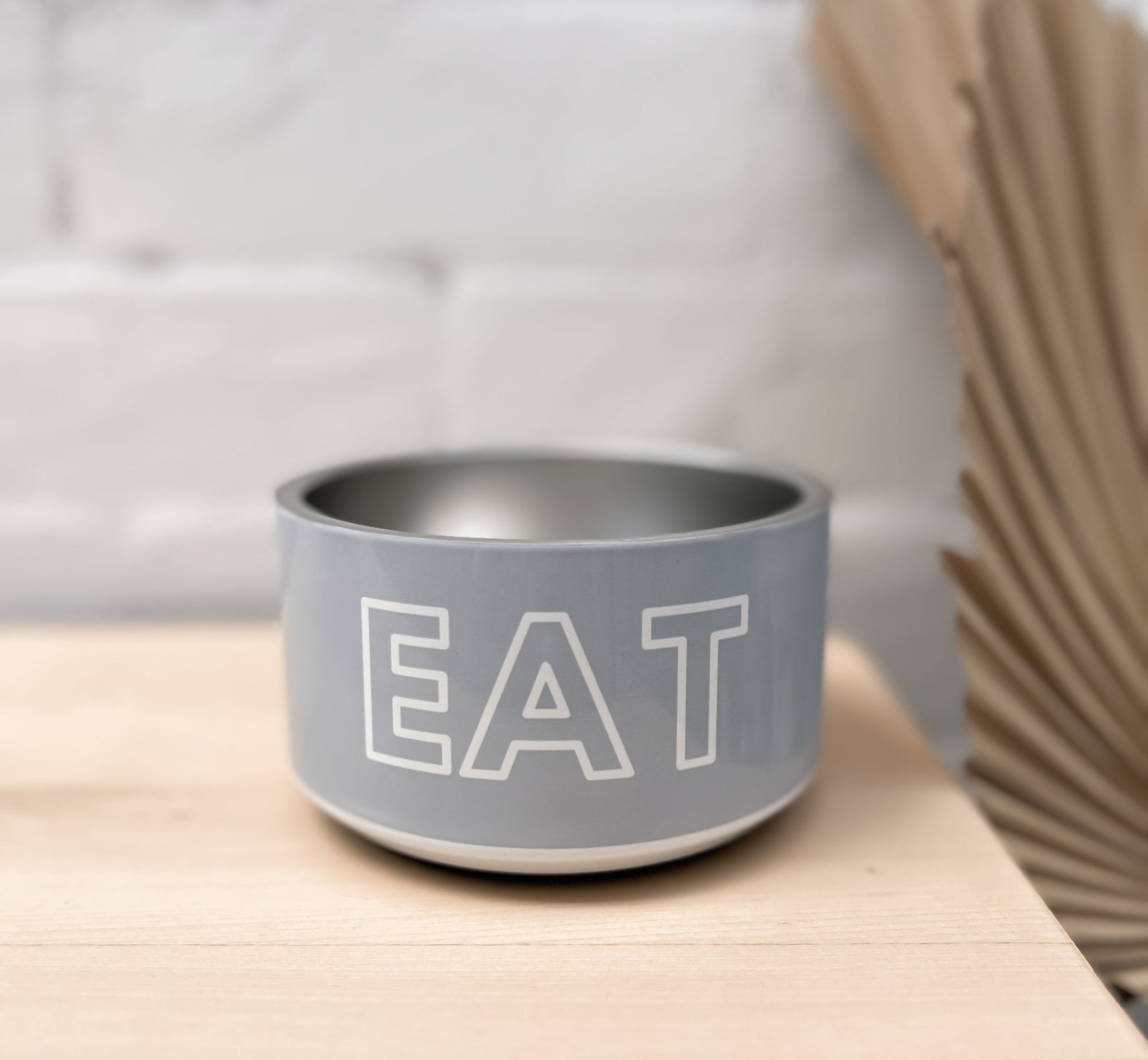 Personalised Dog Bowl and Cat Feeder - Powder Blue - TLC Paws