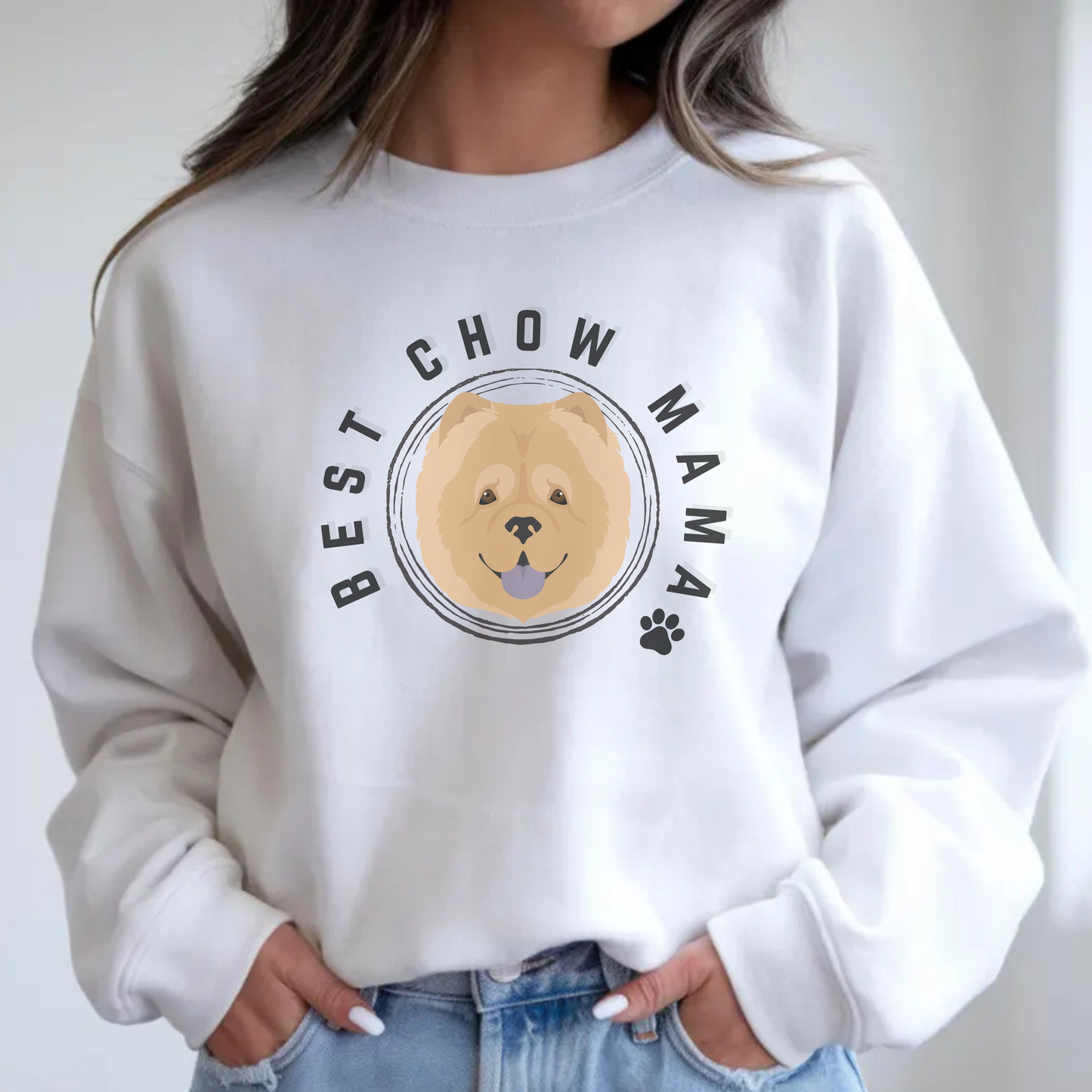 Chow Chow Dog Mama Sweatshirt - TLC Paws
