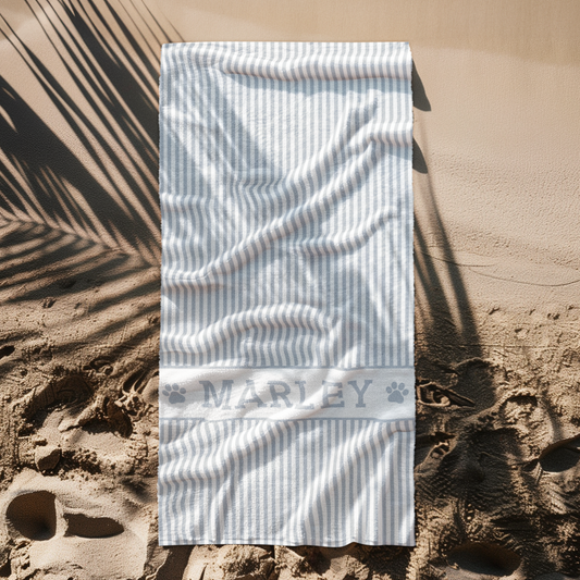 Personalised Pet Beach Towel