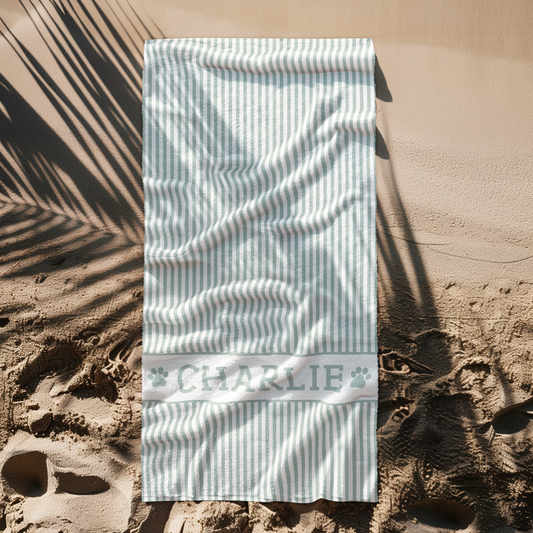 Personalised Pet Beach Towel