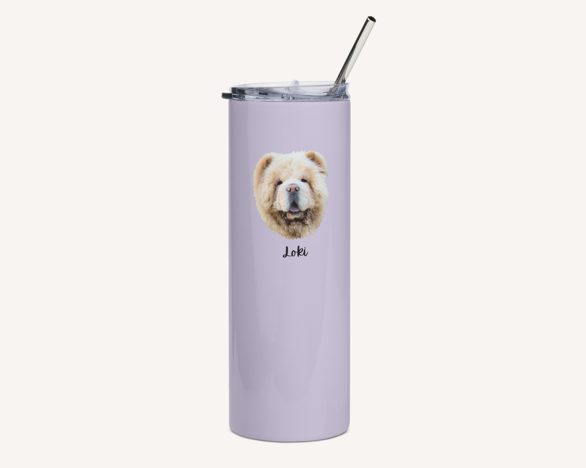 Custom Pet Face Water Bottle Tumbler - TLC Paws