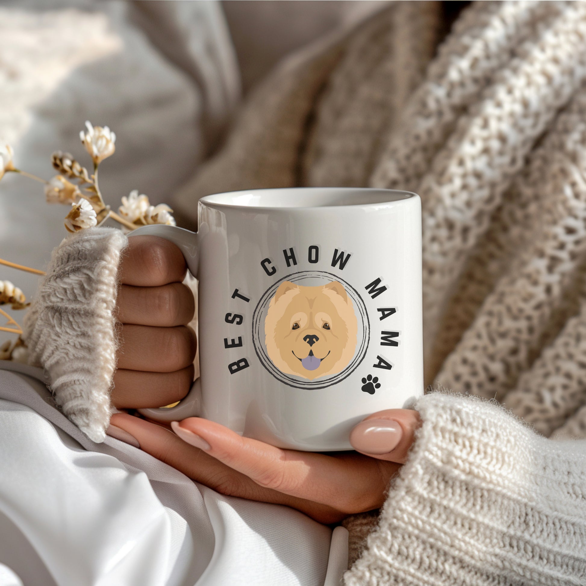 Chow Chow Mom Custom Mugs