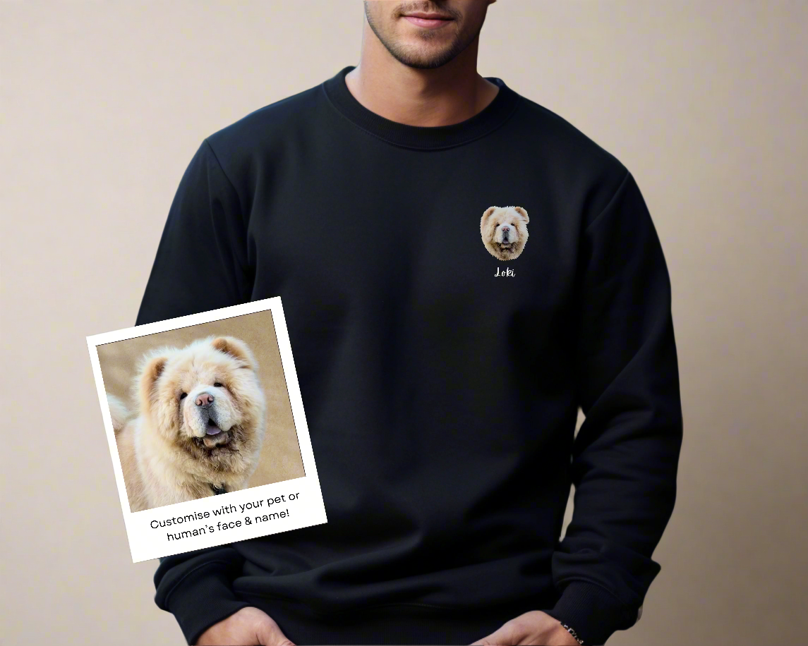 Custom Pet Portrait Sweatshirt Crewneck