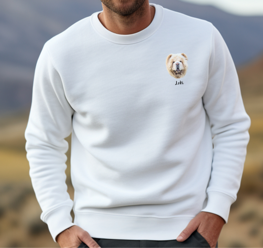 Custom Pet Portrait Sweatshirt Crewneck