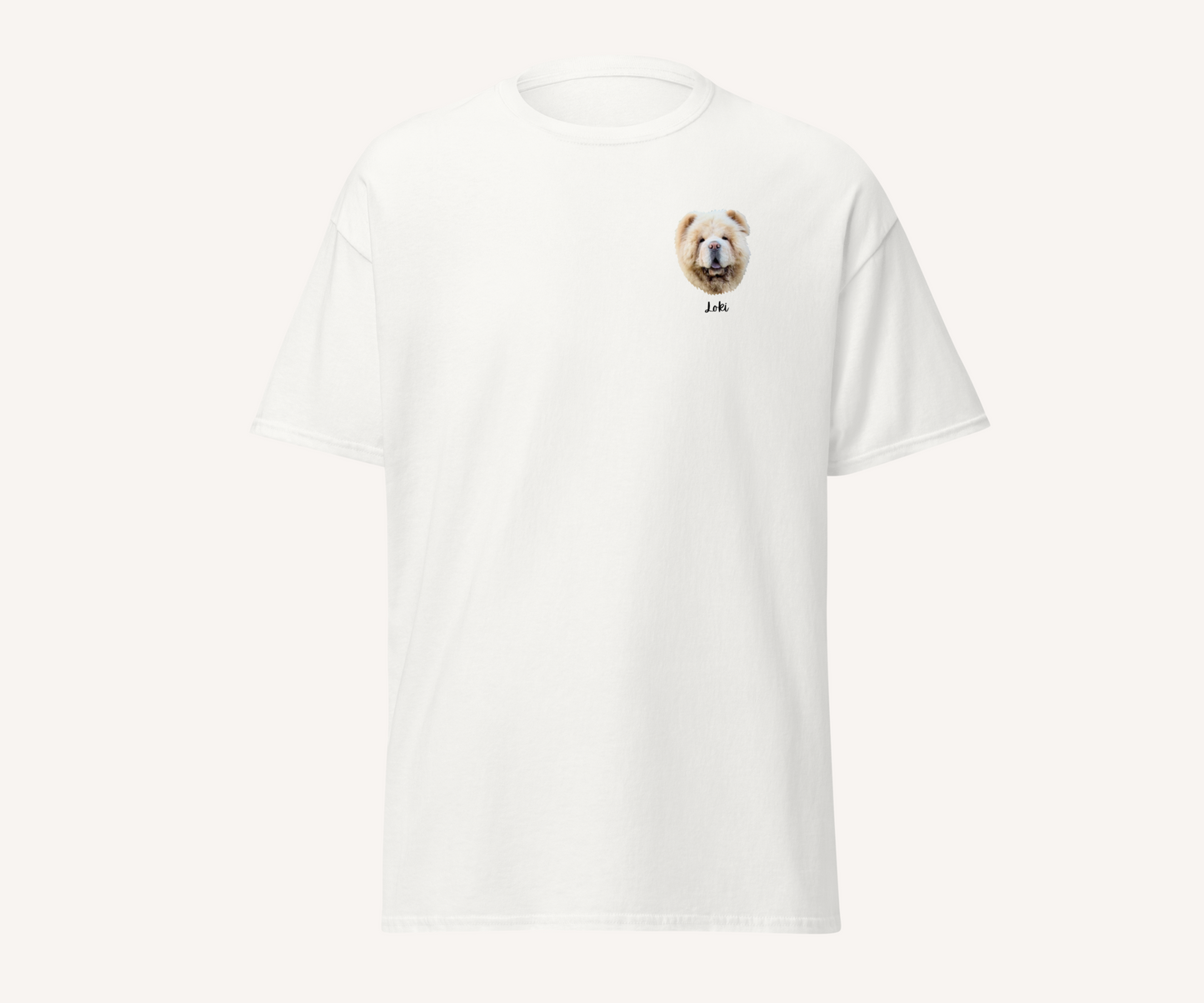 Custom Pet Portrait Personalised Tshirt - TLC Paws