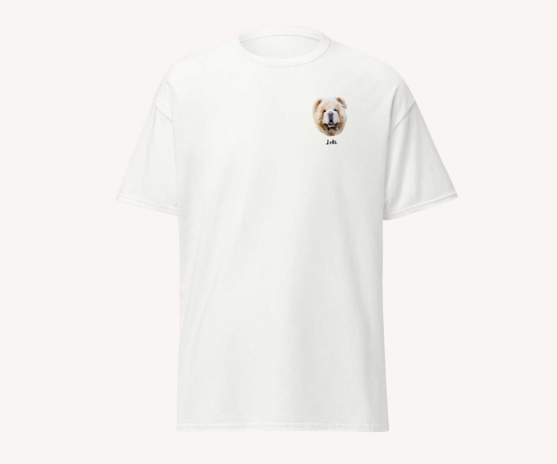 Custom Pet Portrait Personalised Tshirt - TLC Paws