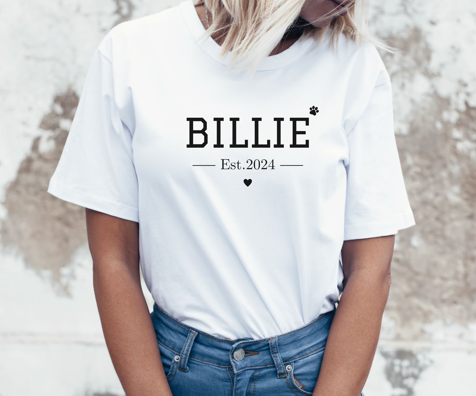 Personalised Pet Varsity Unisex Shirt - TLC Paws