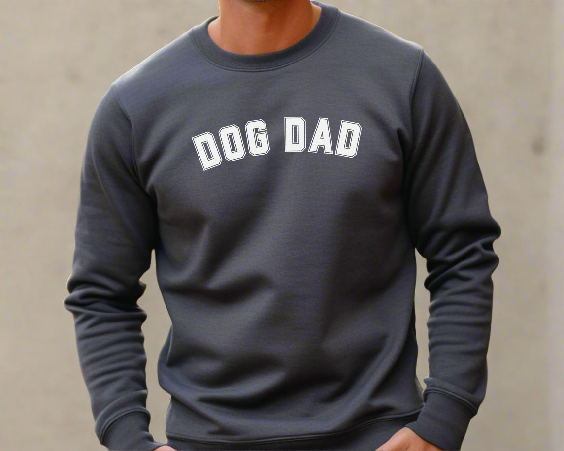 Dog Dad Varsity Sweatshirt - TLC Paws