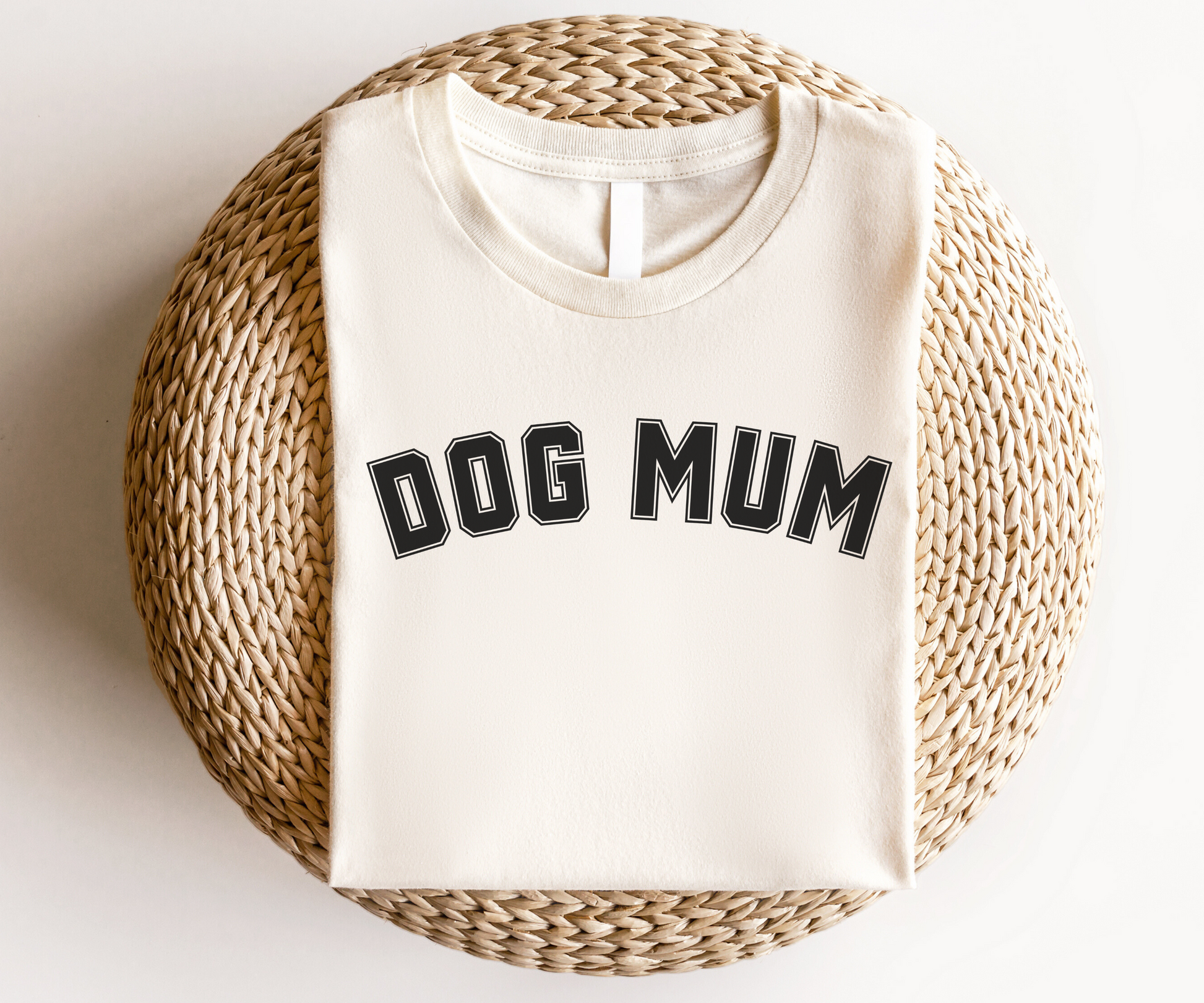 Dog Mum Varsity Tshirt