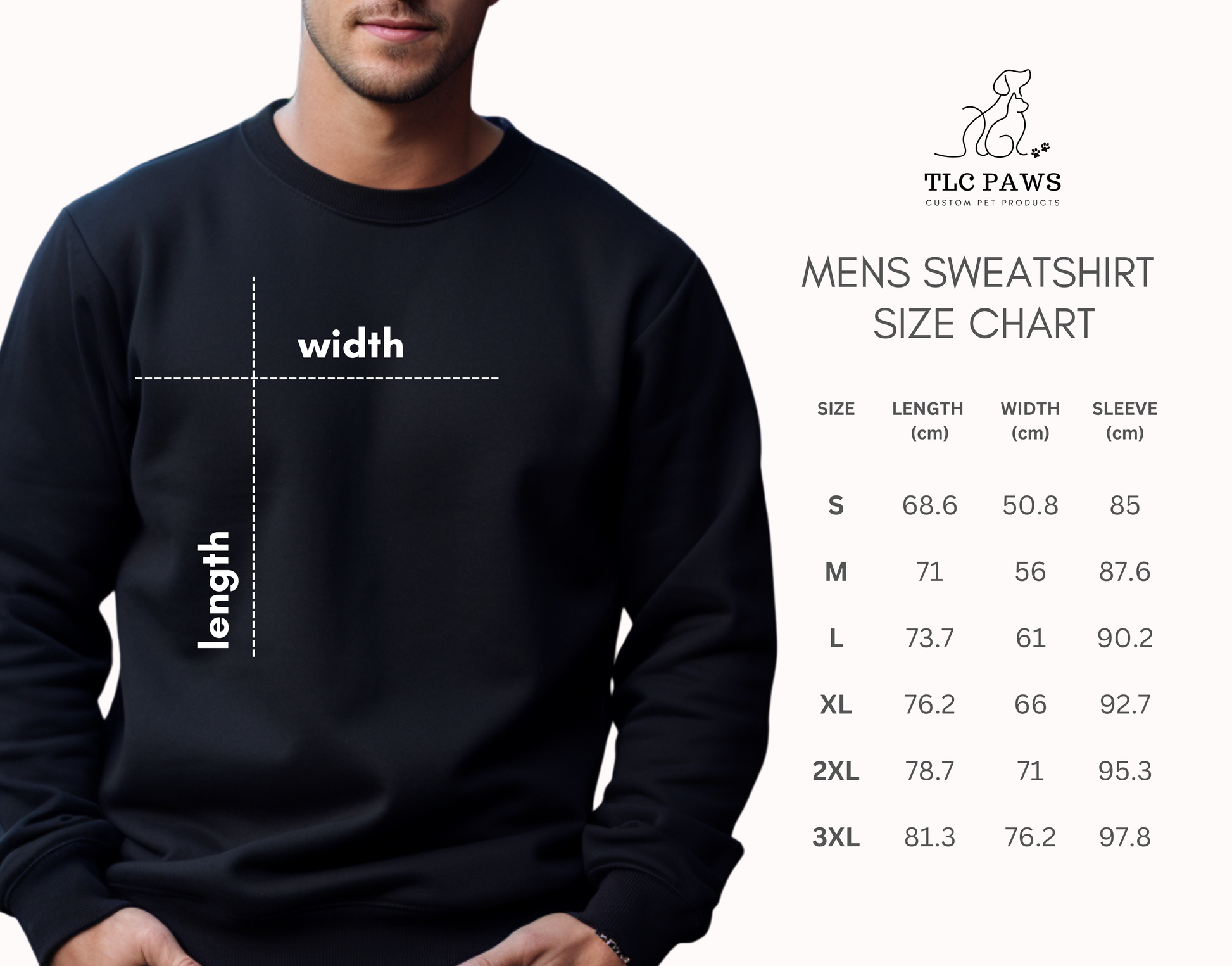 Dog Dad Varsity Sweatshirt - TLC Paws