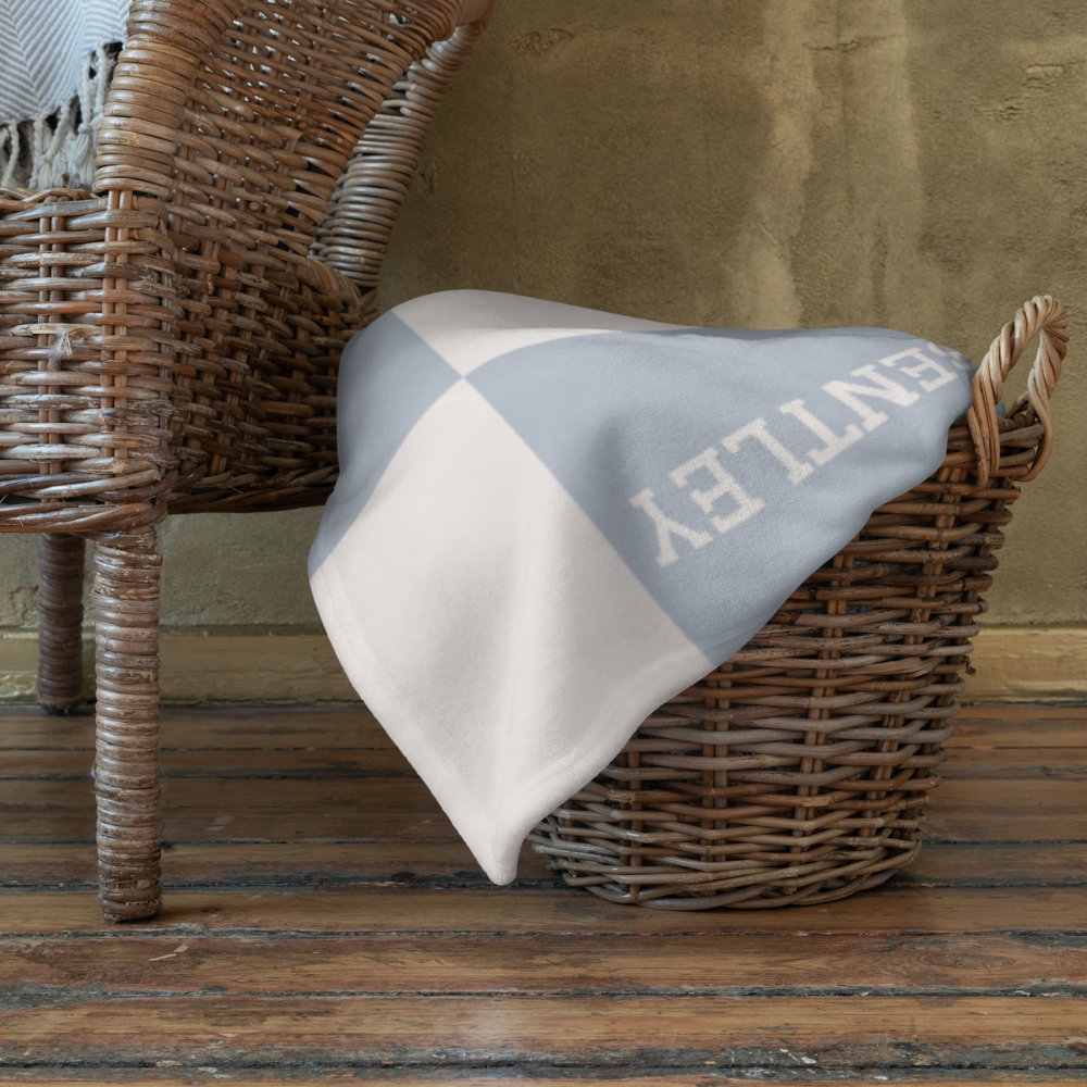 Personalised Blanket & Throw - Powder Blue - TLC Paws