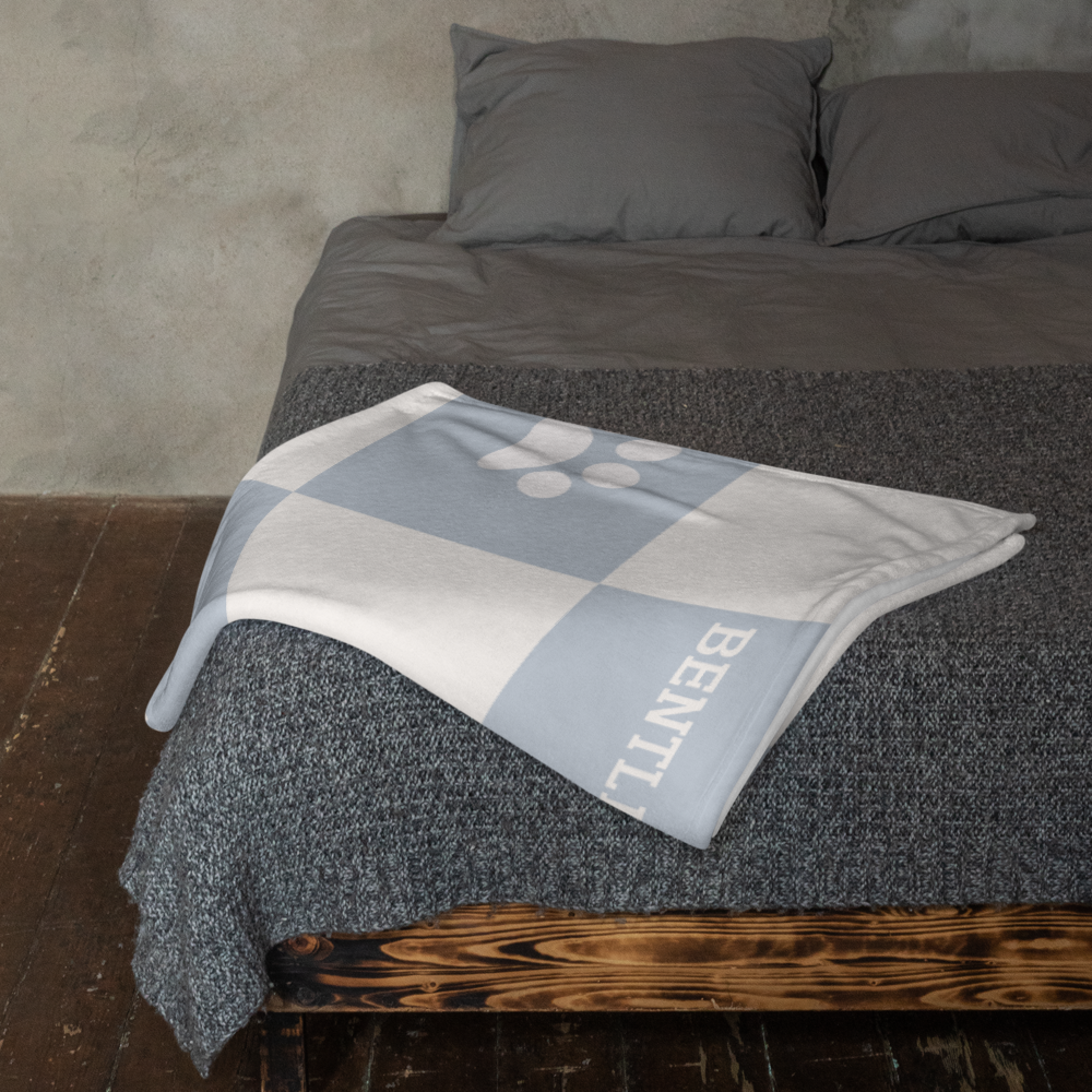 Personalised Blanket & Throw - Powder Blue - TLC Paws