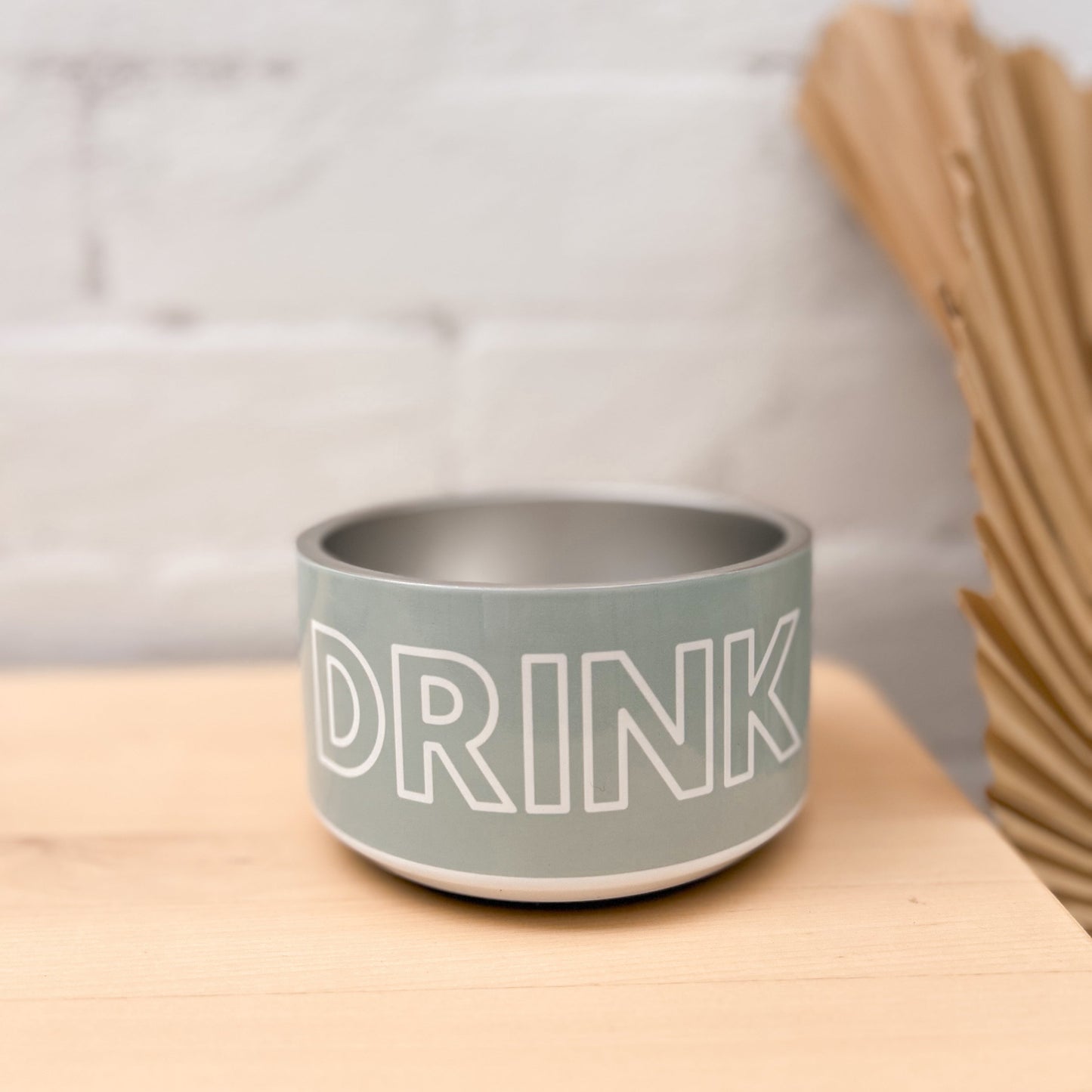 Personalised Dog Bowl and Cat Feeder - Sage