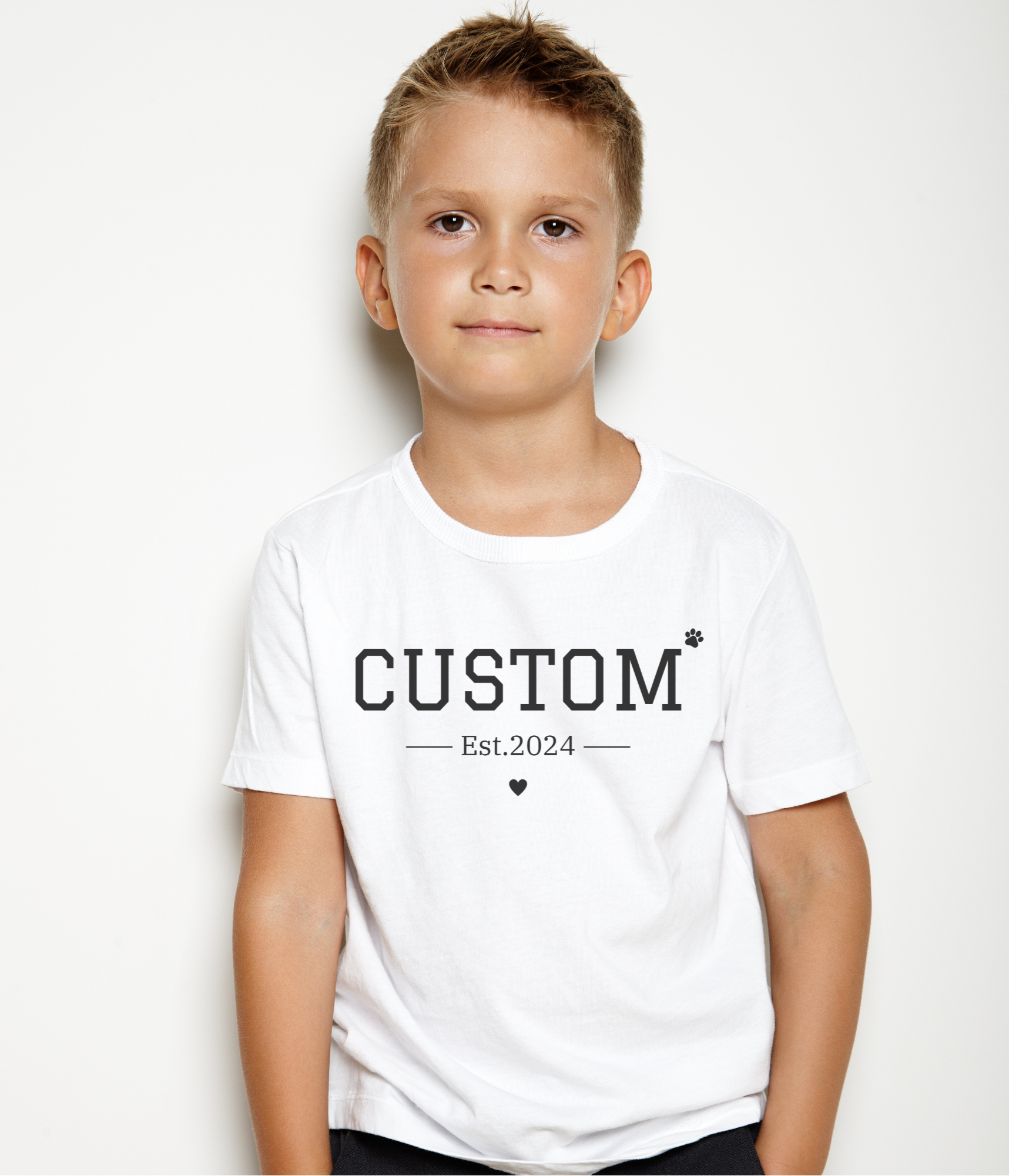 Personalised Varsity Kids Shirt