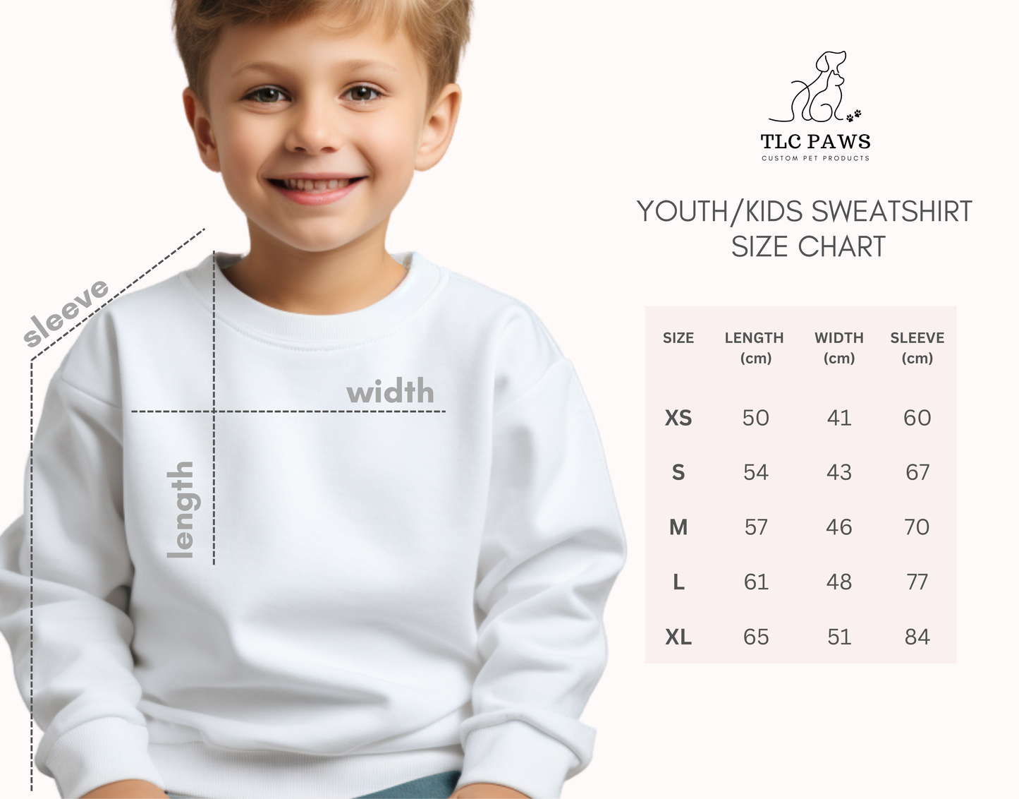 Halloween Boo Crew Kids Sweatshirt - Matching Family Set - TLC Paws