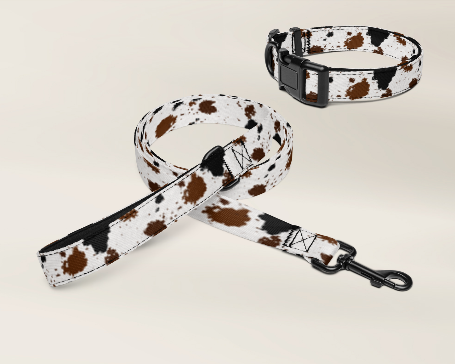 Dog Leash - Cowhide Animal Print - TLC Paws