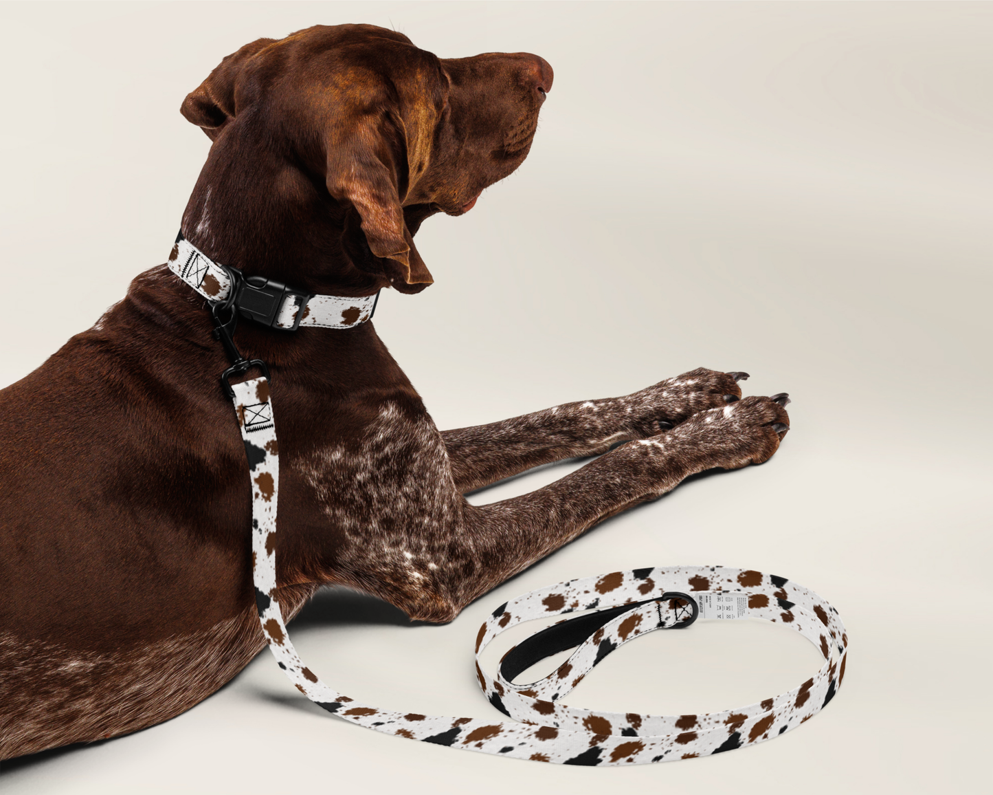 Dog Leash - Cowhide Animal Print - TLC Paws