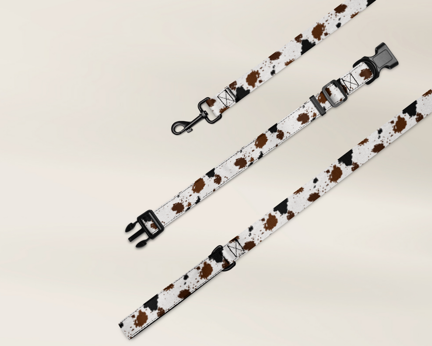 Dog Leash - Cowhide Animal Print - TLC Paws