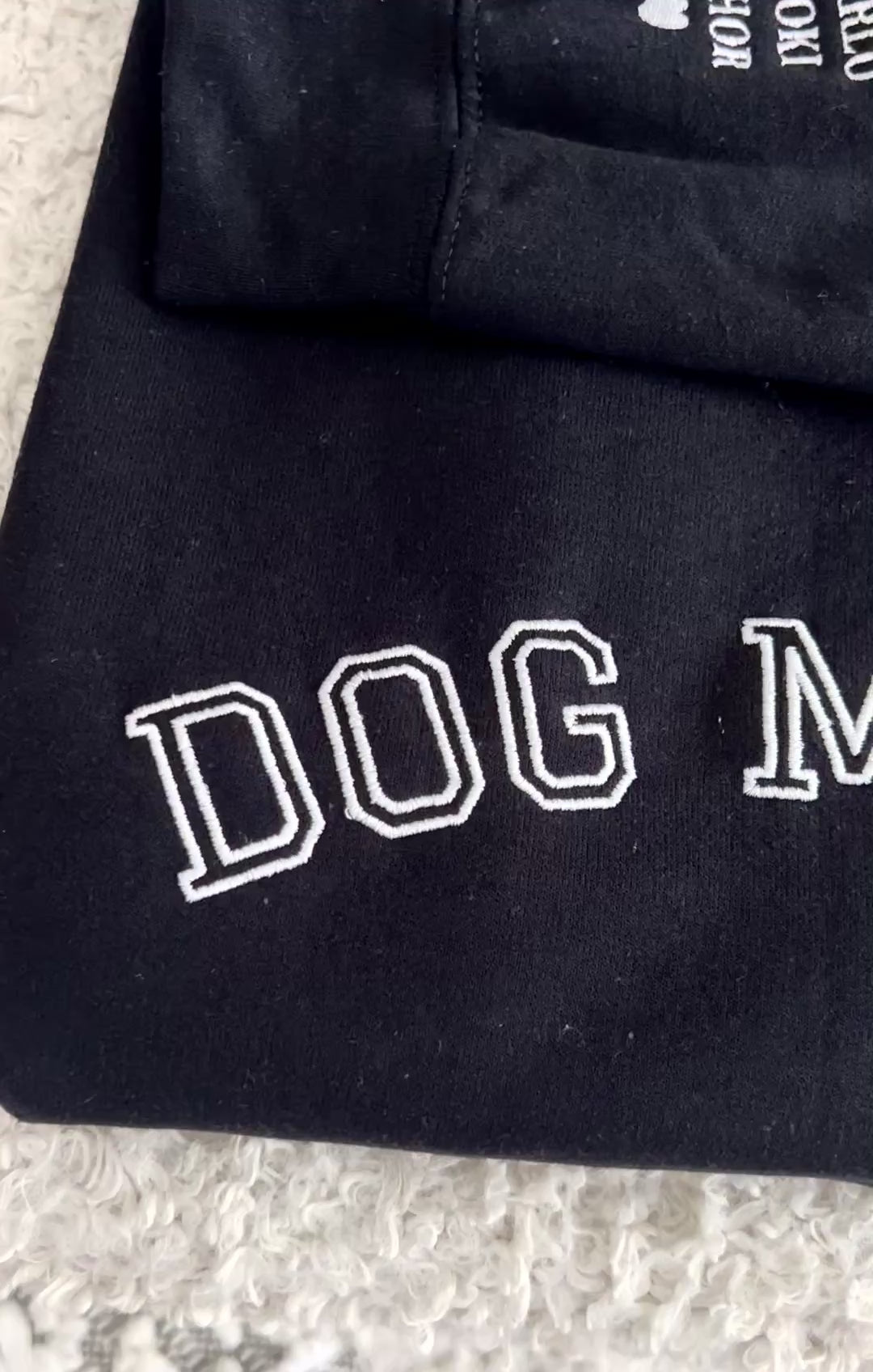 Personalized Dog Mama Sweatshirt, Custom Dog Mom Crewneck