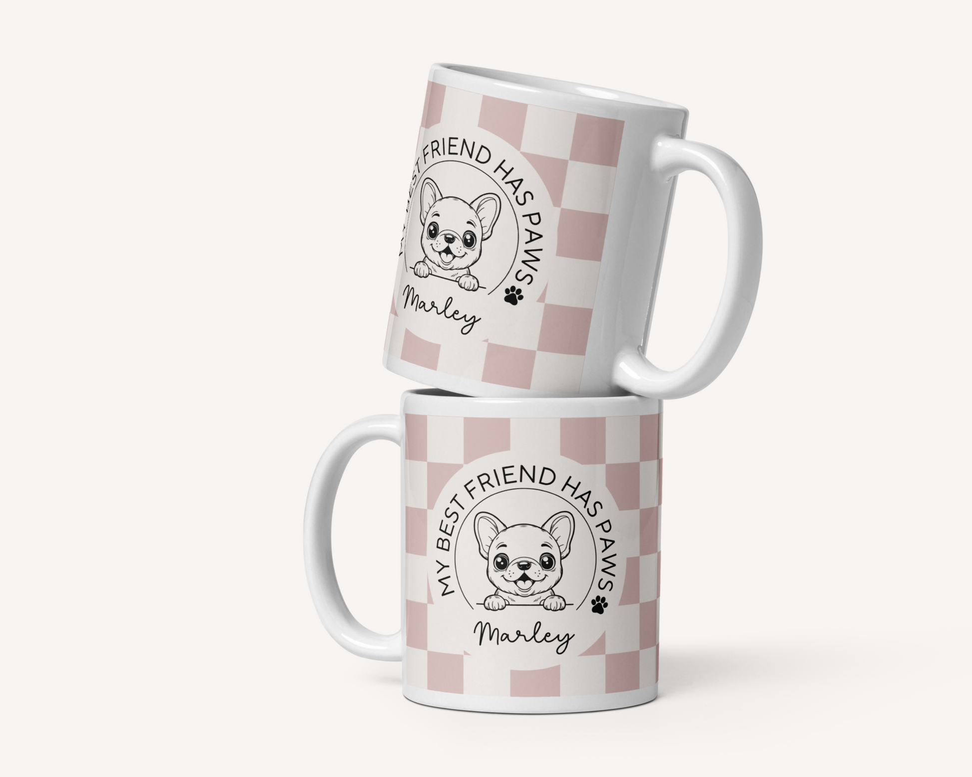 Personalised French Bulldog Mug