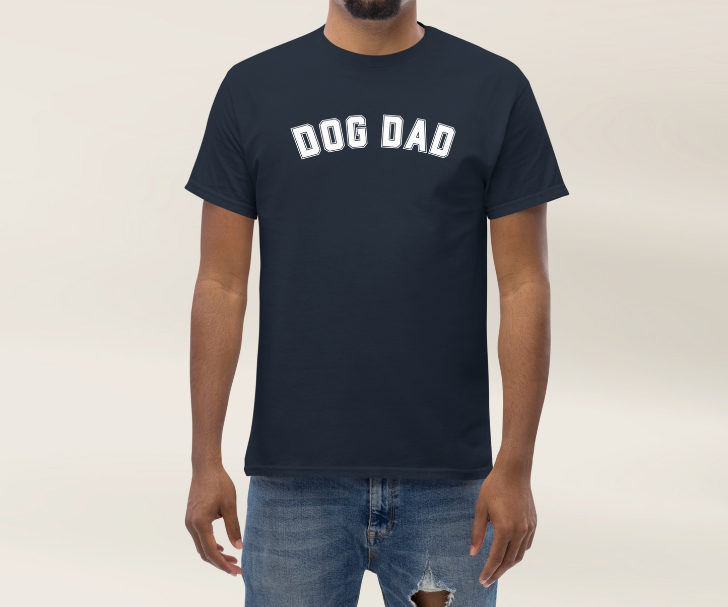 Dog Dad Varsity Tshirt - TLC Paws