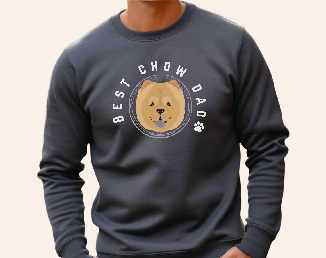 Chow Chow Dog Dad Sweatshirt - TLC Paws