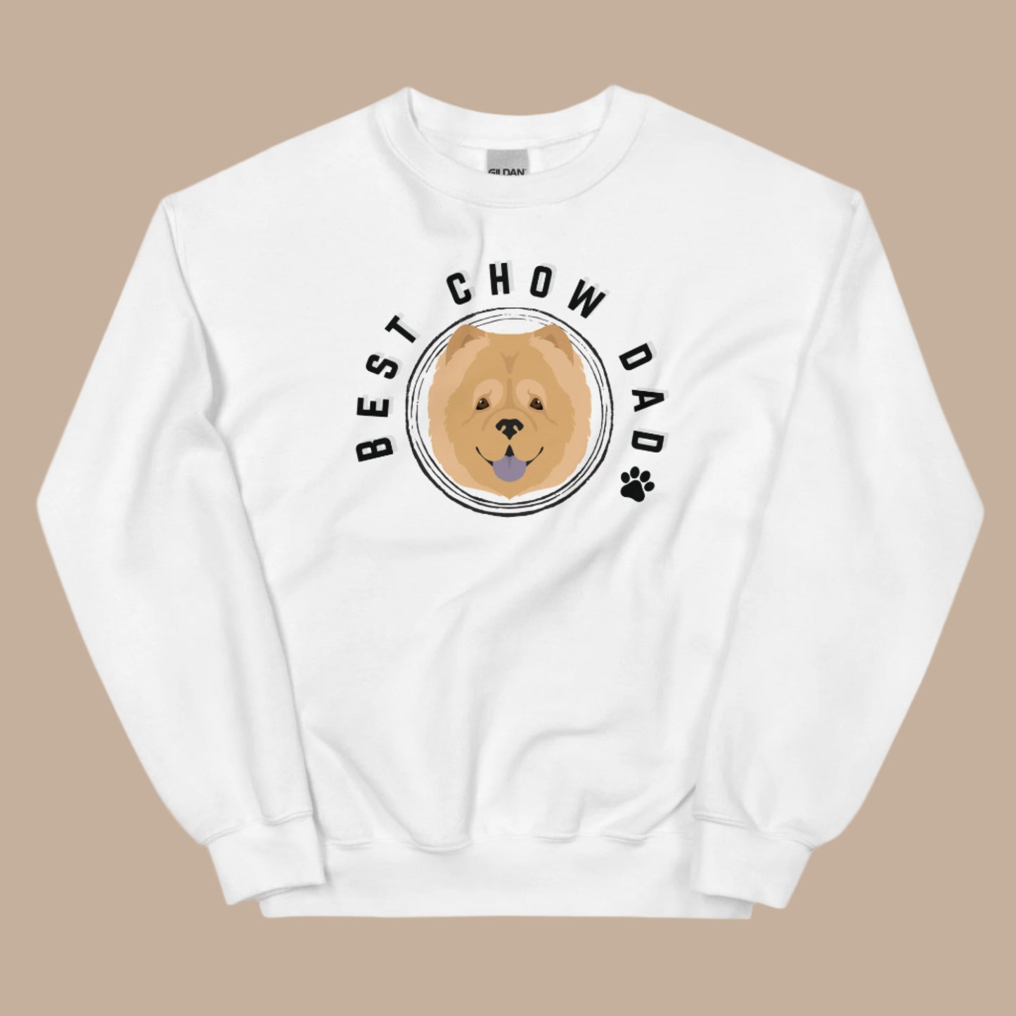 Best Chow Chow Dad Sweatshirt Dog Dad Jumper - TLC Paws