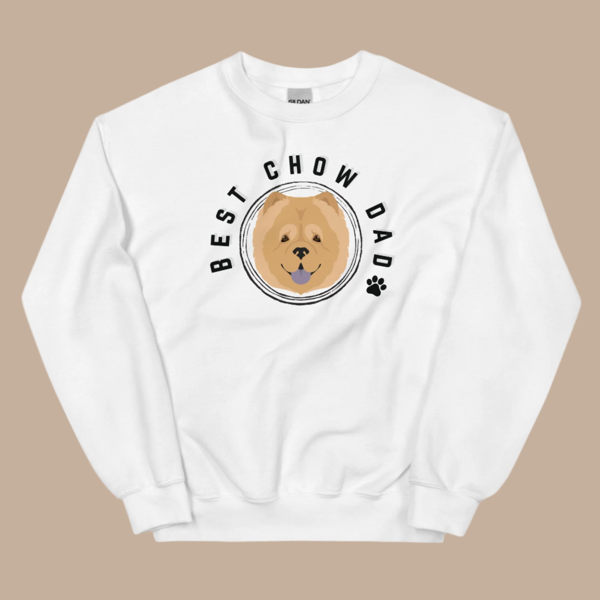 Best Chow Chow Dad Sweatshirt Dog Dad Jumper - TLC Paws
