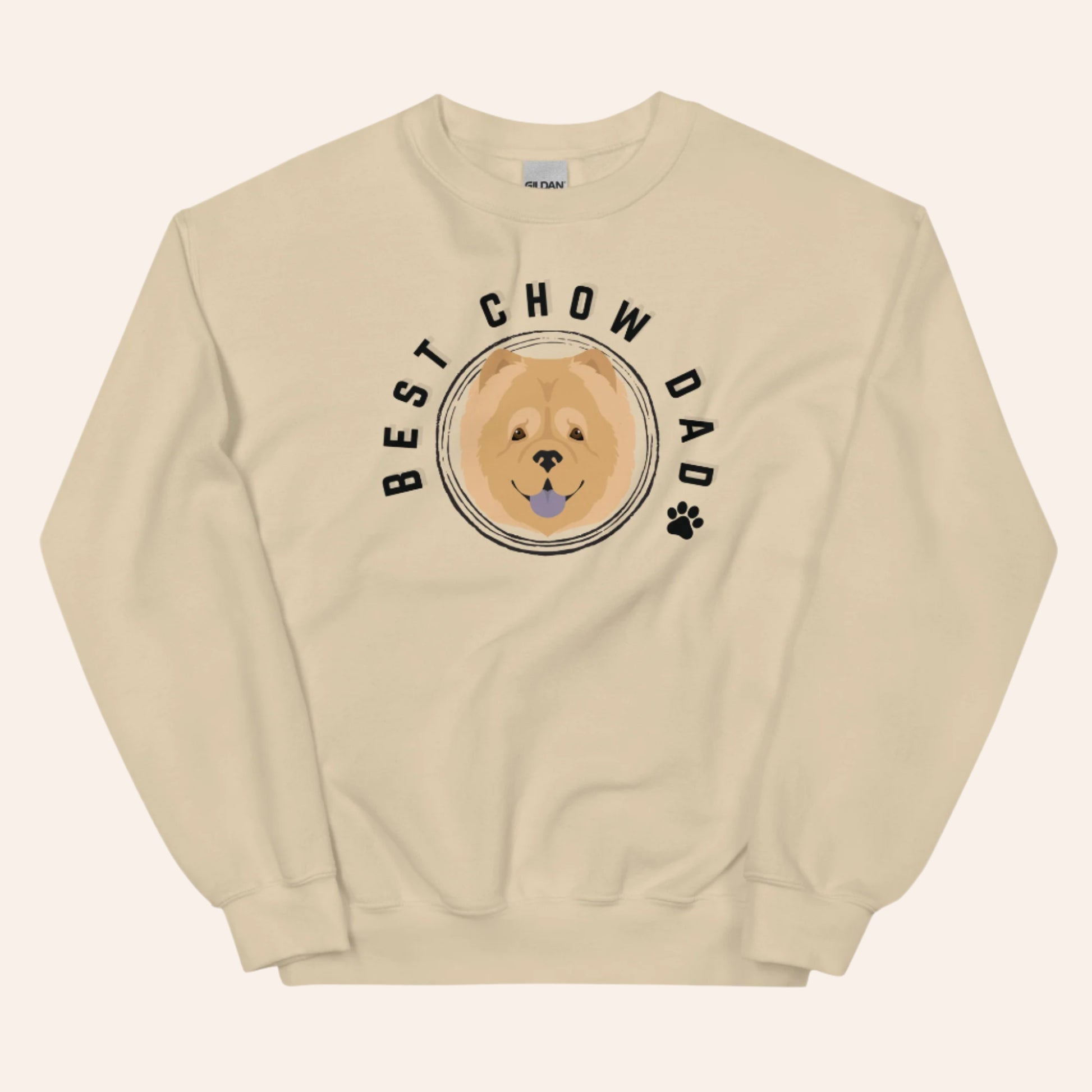 Best Chow Chow Dad Sweatshirt Dog Dad Jumper - TLC Paws