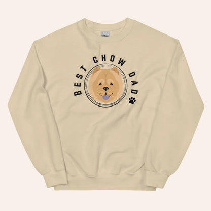 Best Chow Chow Dad Sweatshirt Dog Dad Jumper - TLC Paws