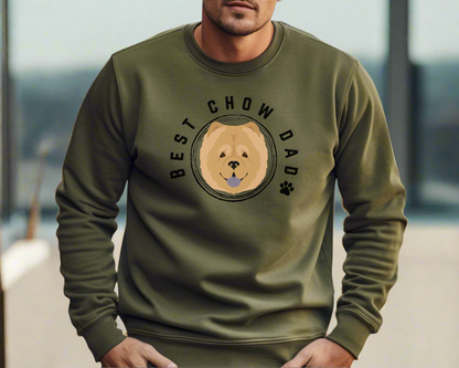 Best Chow Chow Dad Sweatshirt Dog Dad Jumper - TLC Paws