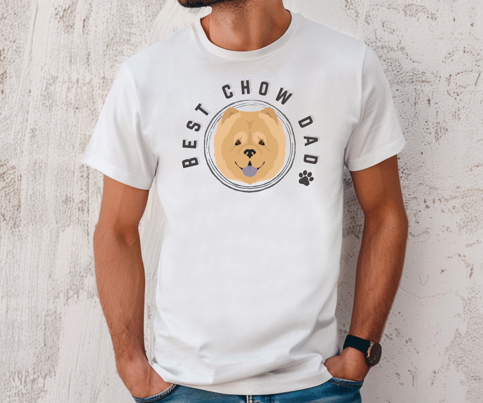 Best Chow Chow Dad Tshirt - TLC Paws