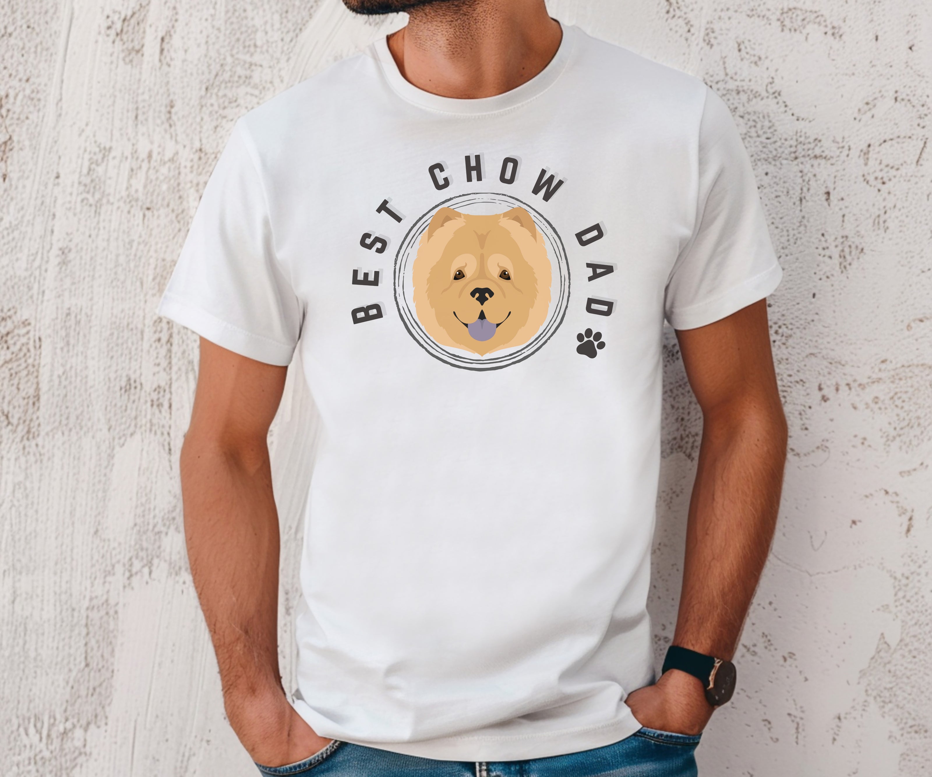 Best Chow Chow Dad Tshirt - TLC Paws