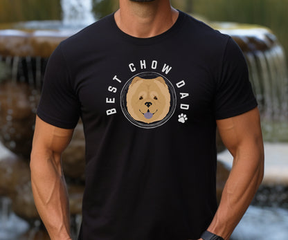 Best Chow Chow Dad Tshirt - TLC Paws