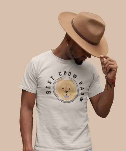 Best Chow Chow Dad Tshirt Dog Dad Tee- TLC Paws