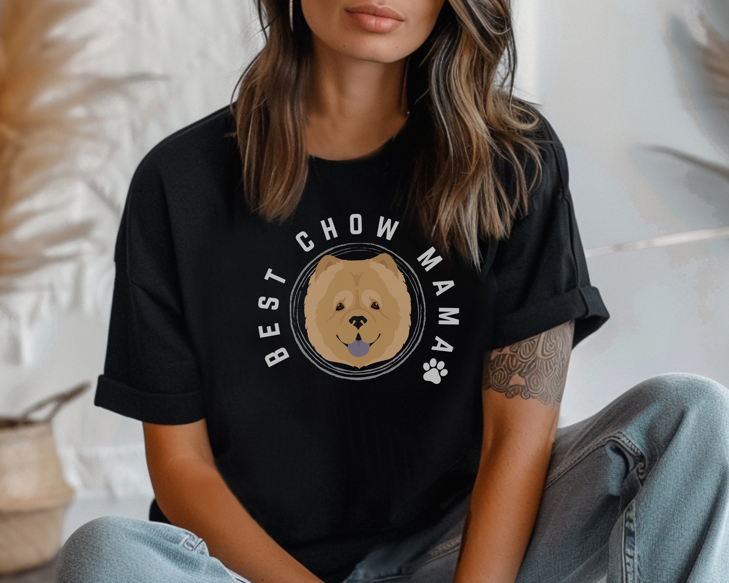 Best Chow Chow Mama Tshirt Dog Mum Tee - TLC Paws
