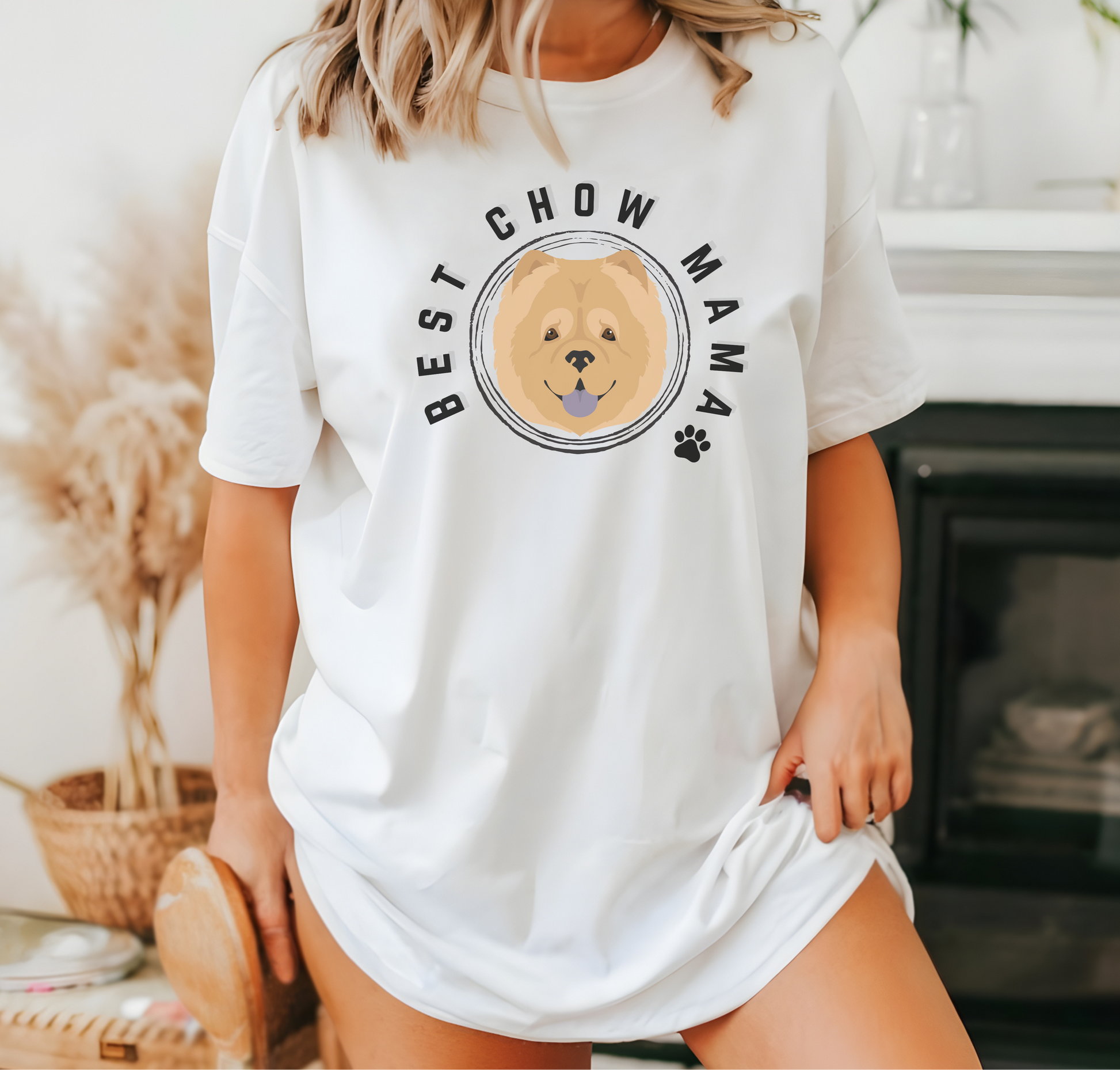 Best Chow Chow Mama Tshirt Dog Mum Tee - TLC Paws
