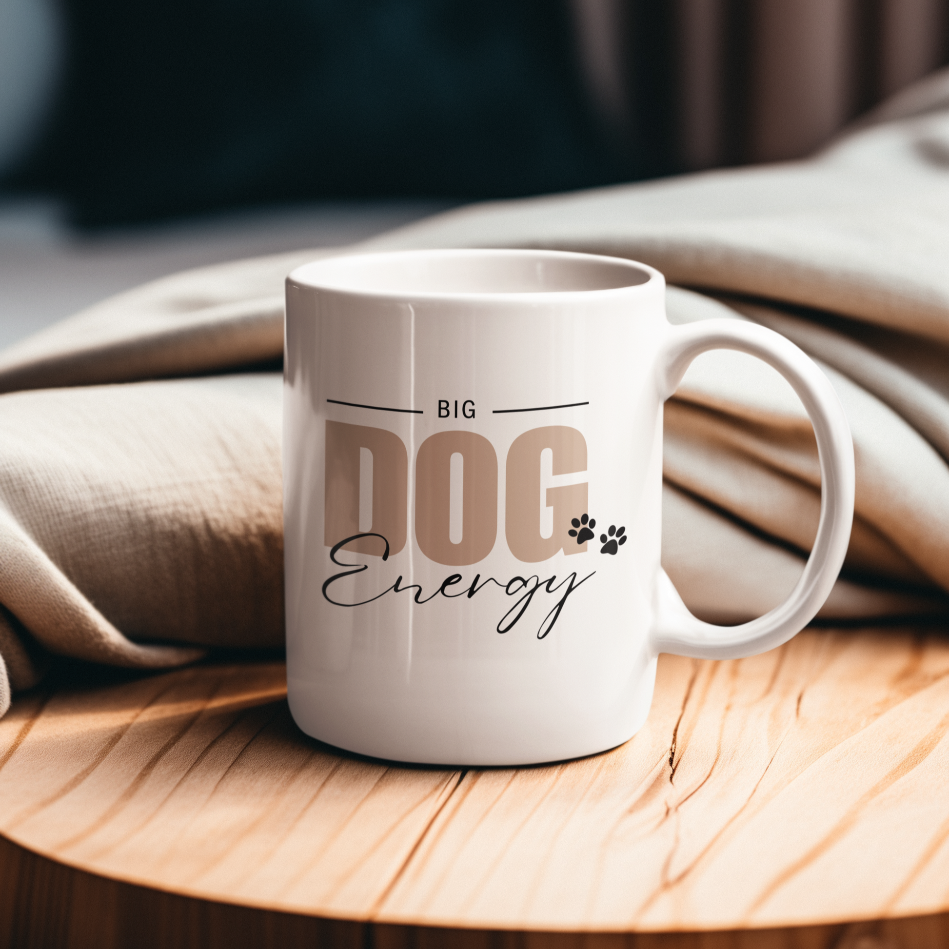 Custom Pet Mug Big Dog Energy - TLC Paws