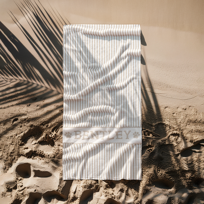 Personalised Pet Beach Towel