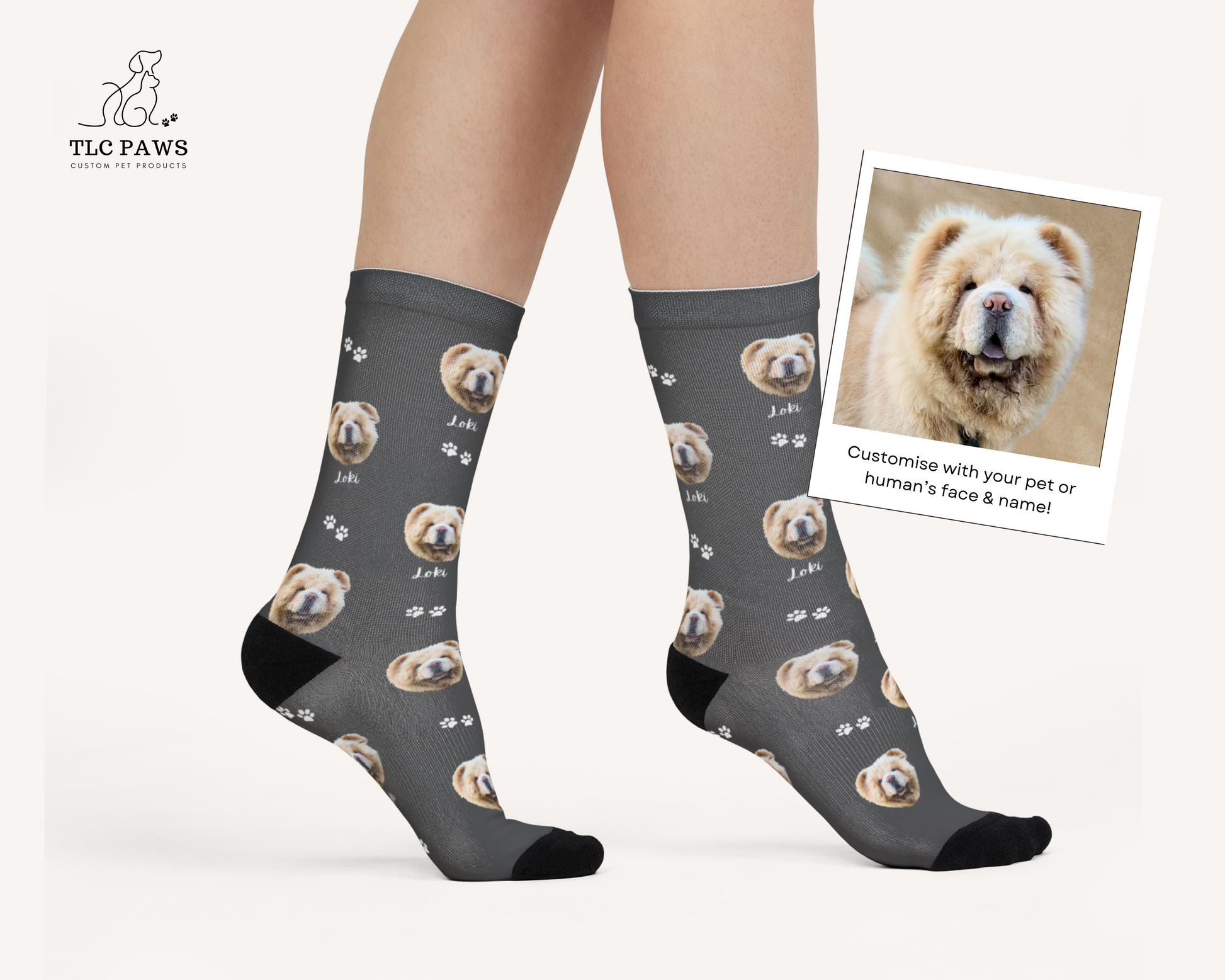 Custom Pet Face Socks