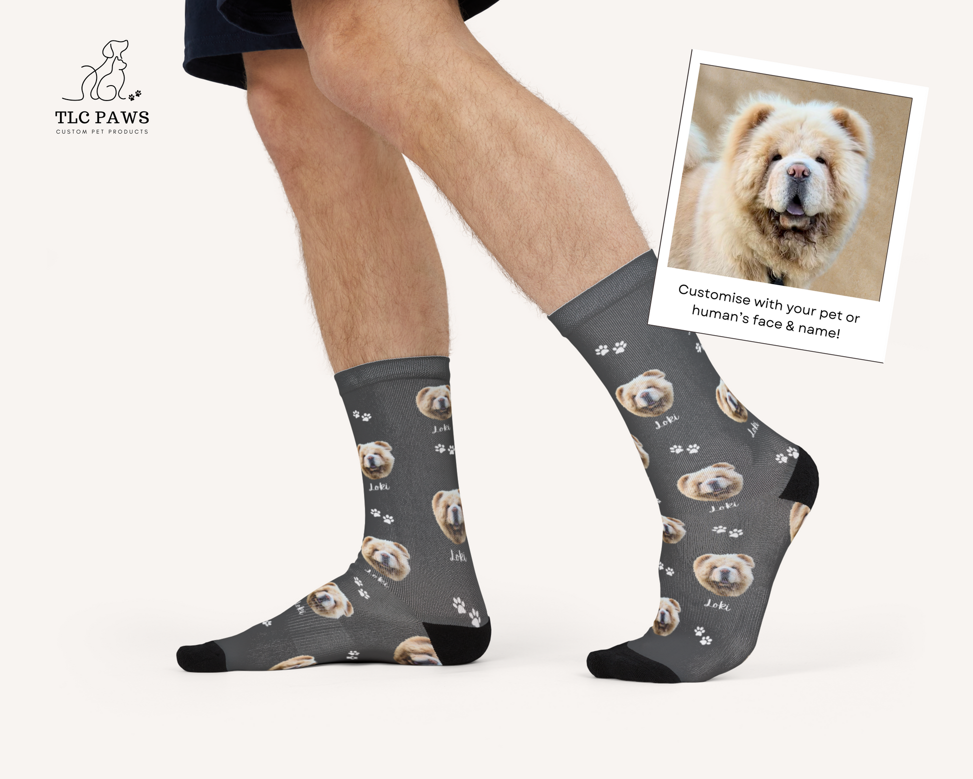 Custom Pet Face Socks