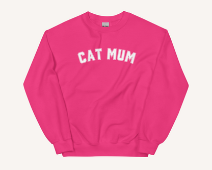 Cat Mum Varsity Sweatshirt - TLC Paws