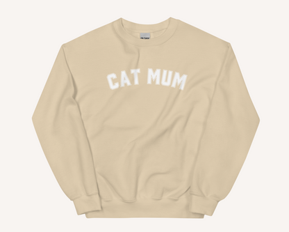 Cat Mum Varsity Sweatshirt - TLC Paws