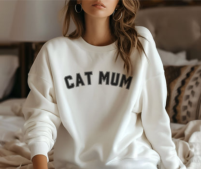 Cat Mom Sweatshirt Cat Mum Lover