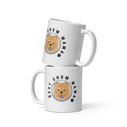 Chow Chow Best Mom white-glossy-mug

