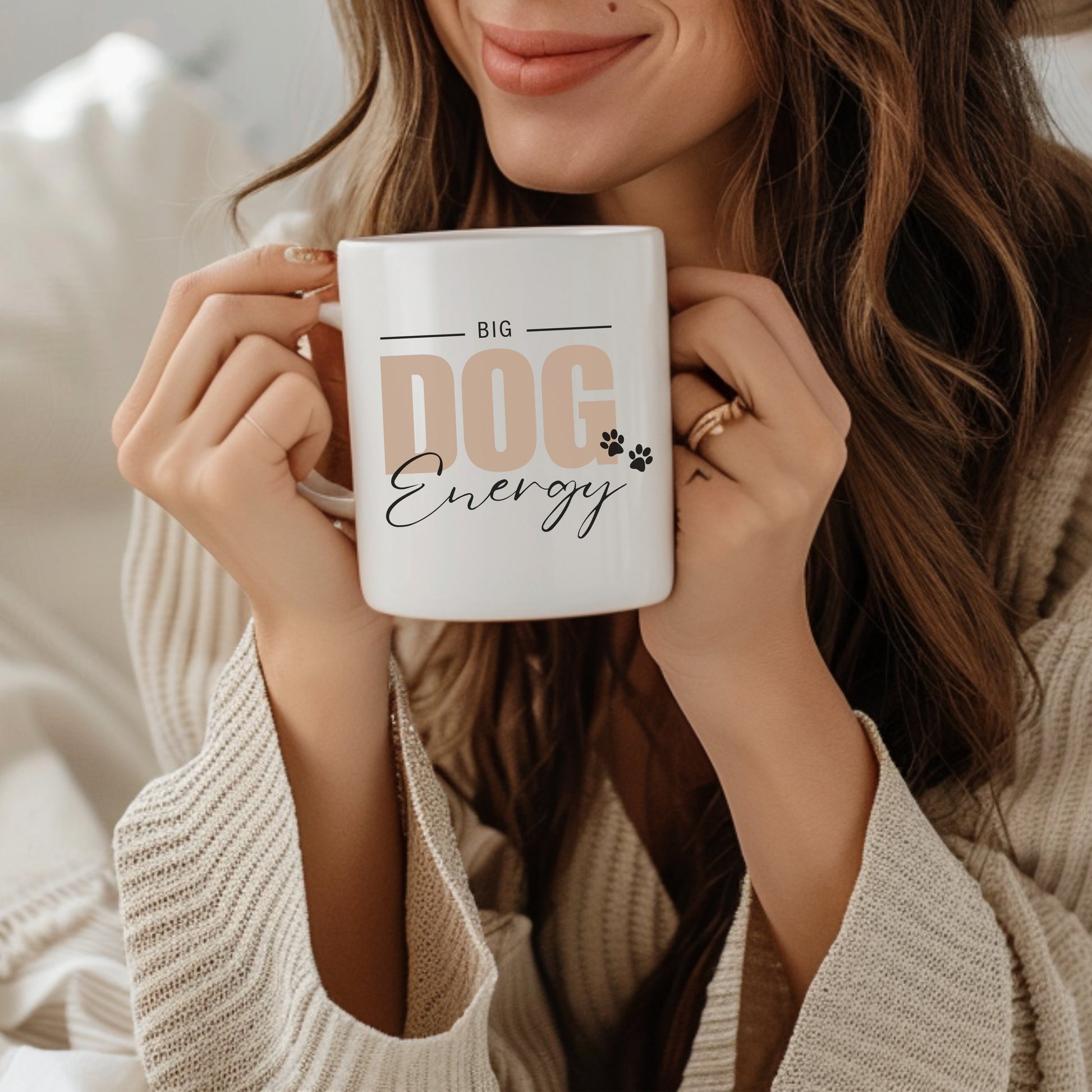 Custom Pet Mug Big Dog Energy - TLC Paws