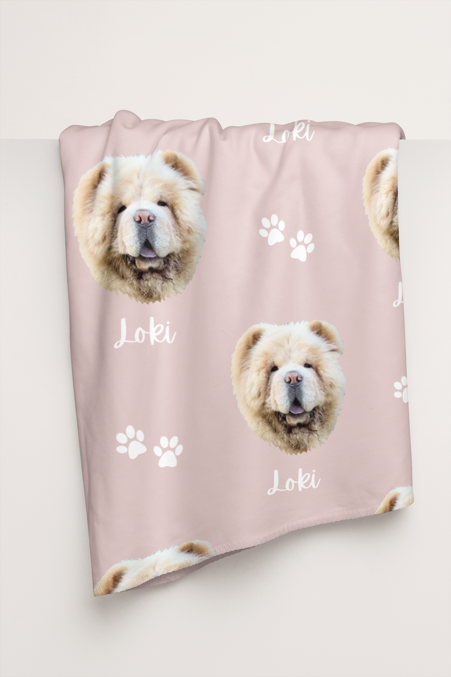 Custom Pet Portrait Blanket and Throw