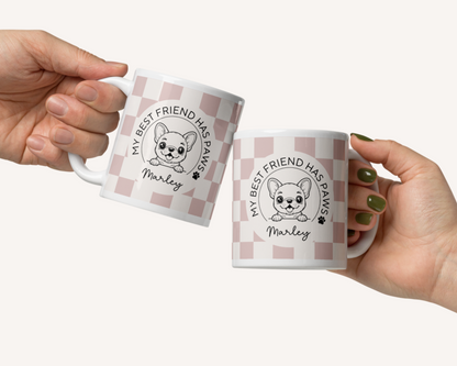 Personalised French Bulldog Mug